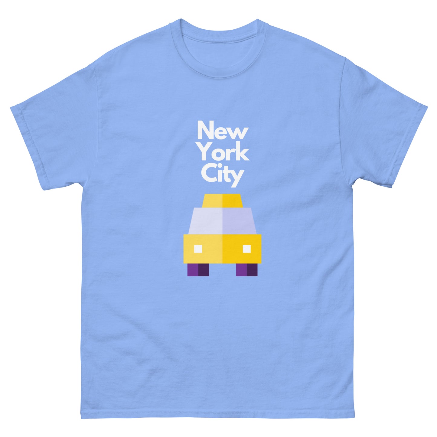 New York City - Yellow Pixelated Taxi T-Shirt