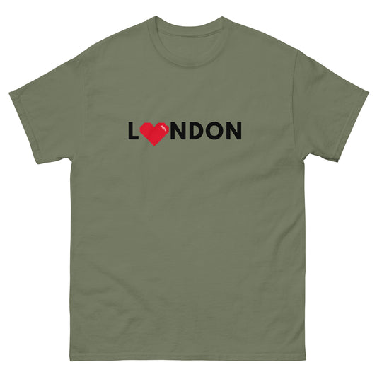 I Love London Pixelated Heart - classic tee