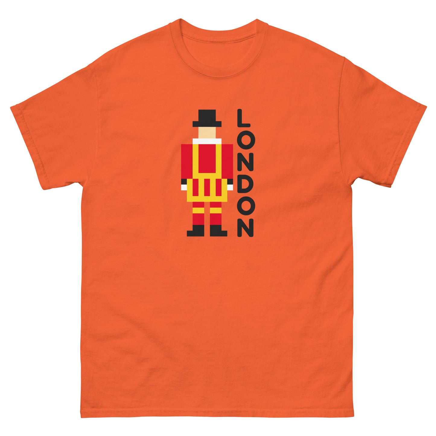 Royal Guard AKA Tower of London Beefeater Pixelated Design t-shirt